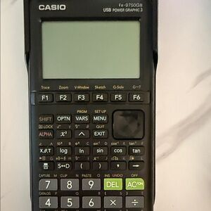 Casio Graphic Calculator fx-9750Glll USB in Black